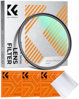 Filtre à effet cinématographique de filtre de brume blanche de 55 mm avec 18 revêtements multicouches pour la photographie de portrait et de paysage Nano-Klear