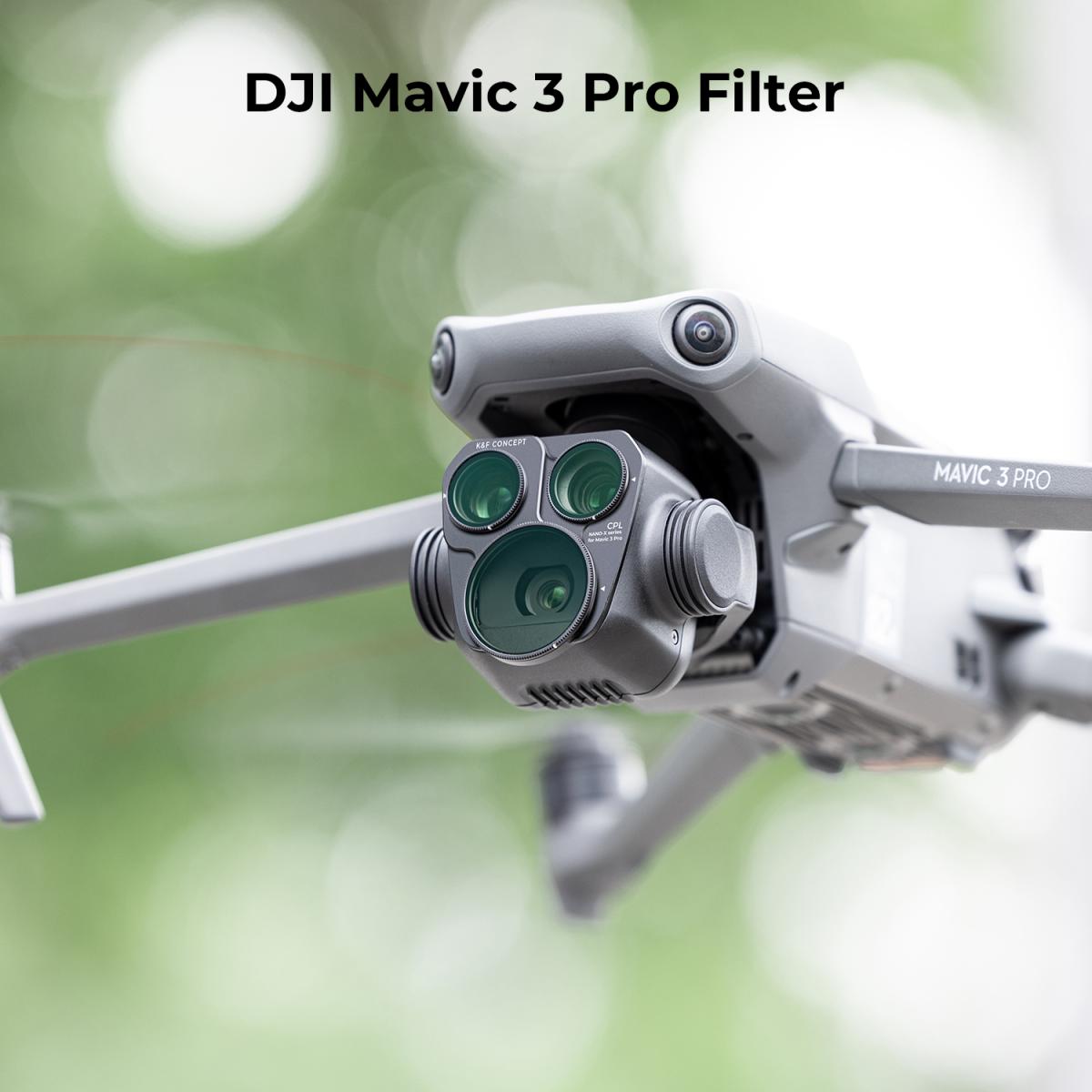 مرشح الطائرات بدون طيار DJI Mavic 3 Pro CPL Filter زجاج بصري عالي الدقة متعدد المغلفة مع طلاء أخضر مضاد للانعكاس