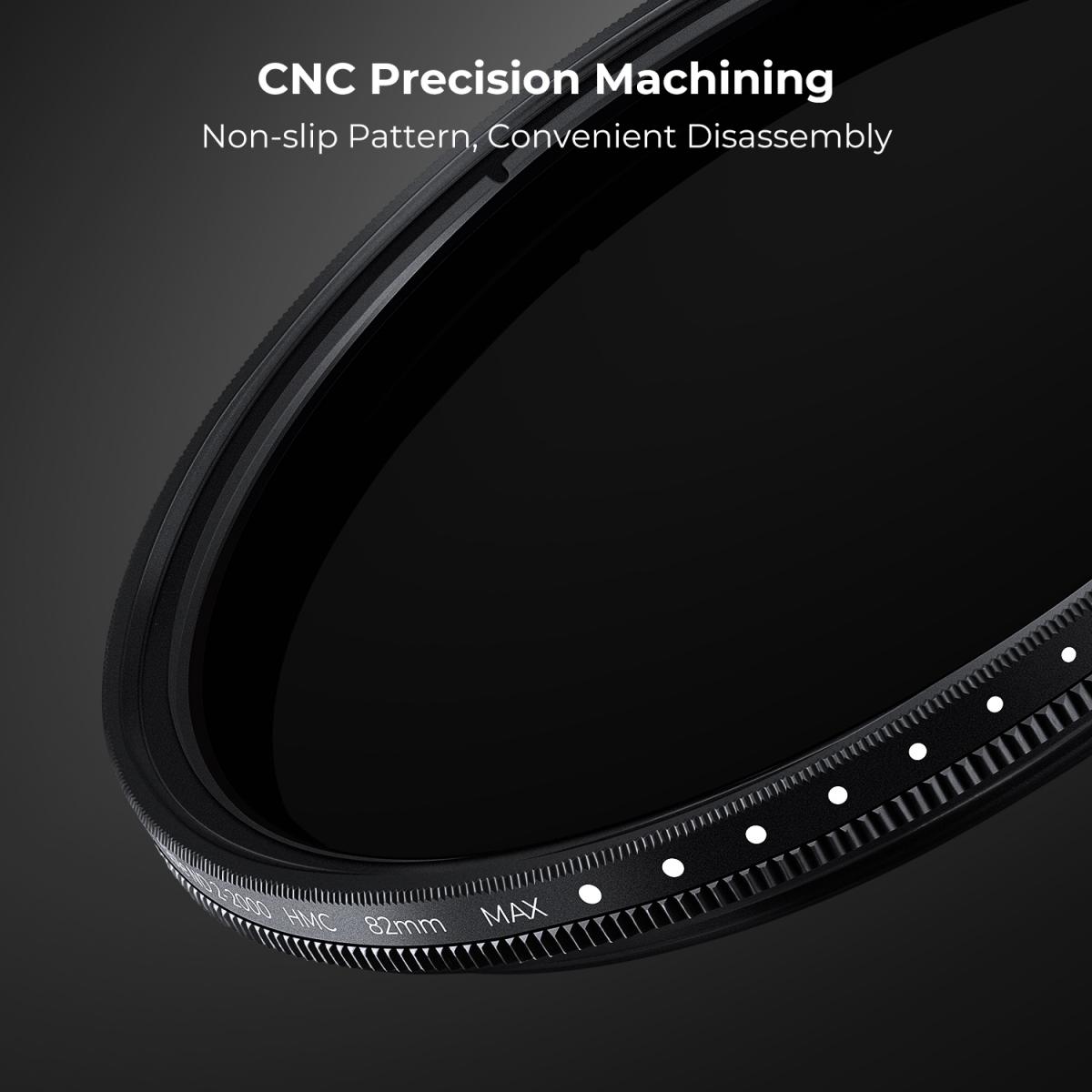 67 mm ND2-ND2000-filter (1-11 stop) med 3 støvsugerklude Nano-Klear-Serien