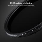 52 mm ND2-ND2000-filter (1-11 Stopp), Gråttfilter HD Optisk Glass med 18 Lags Nano-Belegg, Inkludert 3 Støvsugerkluter Nano-K Serien