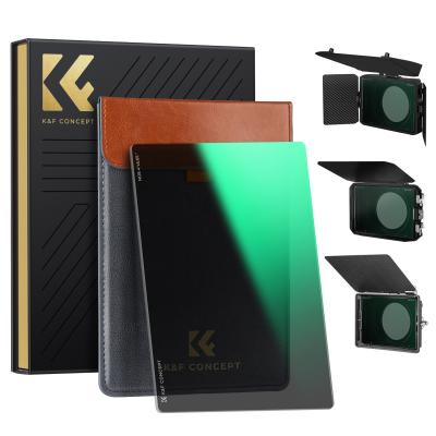 K&F Concept Filtro Densità Neutra ND8 Quadrato da 4"x5,65",Filtro Densità Neutra per Cinema Vetro Ottico HD con 28 Strati Rivestimento Compatibile con Tilta SmallRig Matte Box Neewer
