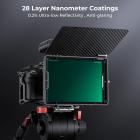 فلتر ND8 (3 توقفات) مربع، فلتر كثافة محايدة 4 × 5.65 بوصة متوافق مع Tilta متوافق مع SmallRig Matte Box، زجاج بصري عالي الدقة متعدد الطبقات رفيع