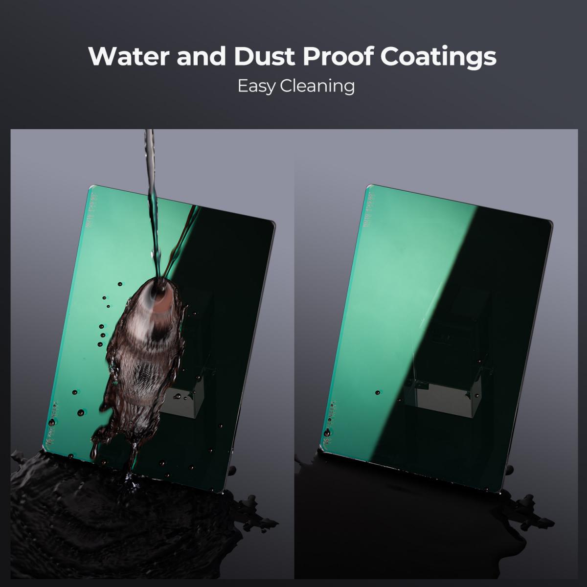 ND16 (4 stop) Firkantet ND-filter, 4"x5,65" neutralt densitetsfilter Kompatibel med Tilta Kompatibel med SmallRig Matte Box, Slim Multi Coated HD Optisk Glas