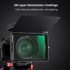 فلتر MCUV، فلتر حماية 4 × 5.65 بوصة متوافق مع Tilta متوافق مع SmallRig وصناديق Matte الأخرى، زجاج بصري رفيع 4 مم/HD/طلاء متعدد الطبقات