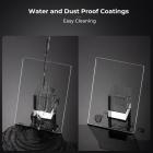 فلتر ضبابي أسود 1/4 بوصة × 5.65 بوصة، فلتر سينمائي مربع بتأثير حالم، متوافق مع Tilta وSmallRig Matte Box لتصوير الفيديو السينمائي، زجاج بصري رفيع 4 مم/عالي الدقة/طلاء متعدد الطبقات