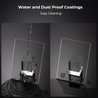 فلتر ضبابي أسود 1/8 بوصة × 5.65 بوصة، فلتر سينمائي مربع بتأثير حالم، متوافق مع Tilta وSmallRig Matte Box لتصوير الفيديو السينمائي، زجاج بصري رفيع 4 مم/عالي الدقة/طلاء متعدد الطبقات