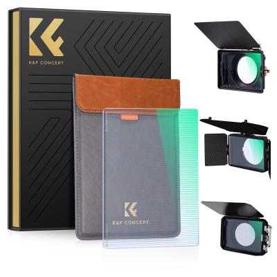 K&F Concept Filtro Blue Streak Quadrato da 4"x5,65", Filtro per Cinema Blue Streak Vetro Ottico HD con 28 Strati Rivestimento Multiplo Compatibile con Tilta SmallRig Matte Box Neewer