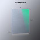 فلتر خطي مربع أزرق مقاس 4 × 5.65 بوصة، فلتر سينمائي متوافق مع Tilta، متوافق مع SmallRig وصناديق غير لامعة أخرى، زجاج بصري رفيع 4 مم/عالي الدقة/طلاء متعدد الطبقات