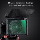 فلتر خطي مربع أزرق مقاس 4 × 5.65 بوصة، فلتر سينمائي متوافق مع Tilta، متوافق مع SmallRig وصناديق غير لامعة أخرى، زجاج بصري رفيع 4 مم/عالي الدقة/طلاء متعدد الطبقات