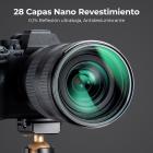 82mm Filtro UV Reflex Ultra Baja HD Vidrio Óptico HD con 28 Capas Revestimiento Serie Nano-Xcel