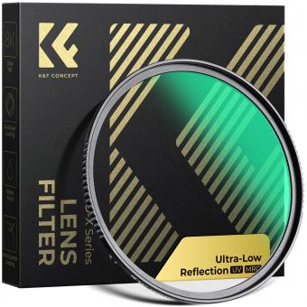 Filtre MCUV d'Ultra-Faible Réflexion 82mm Filtre Ultraviolet, Filtre anti-UV de Protection avec 28 Couches de Nano-revêtement - Série Nano-Xcel