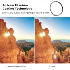 1NOK Lyntilbud UV-filter 0,1 % ultra-lav refleksjon (titanbelegg) med 28 flerlagsbelegg i Nano-X Serien (lokal tid 15. juli kl. 19:00 og 16. juli kl. 11:00)