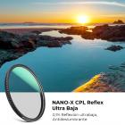 82mm Filtro Polarizador CPL Reflex Ultra Baja HD con 28 Capas Revestimiento Nano Serie Nano-Xcel
