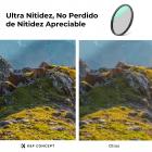 82mm Filtro Polarizador CPL Reflex Ultra Baja HD con 28 Capas Revestimiento Nano Serie Nano-Xcel