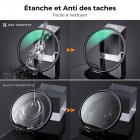 Filtre CPL d'Ultra-Faible Réflexion 72mm Filtre Polarisant Circulaire, 28 Couches de Nano-revêtement - Série Nano-Xcel