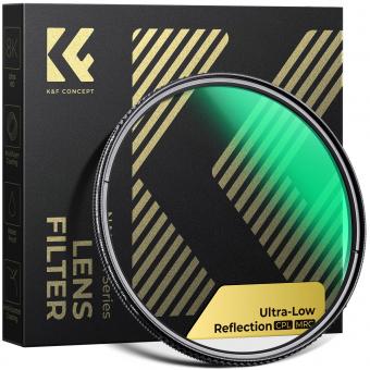 52 mm cirkulärt polarisatorfilter med ultralåg reflektion med 28 flerskiktsbeläggningar Ultra-Slim HD Nano-Xcel