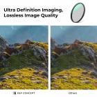 67 mm cirkulärt polarisatorfilter med ultralåg reflektion med 28 flerskiktsbeläggningar Ultra-Slim HD Nano-Xcel