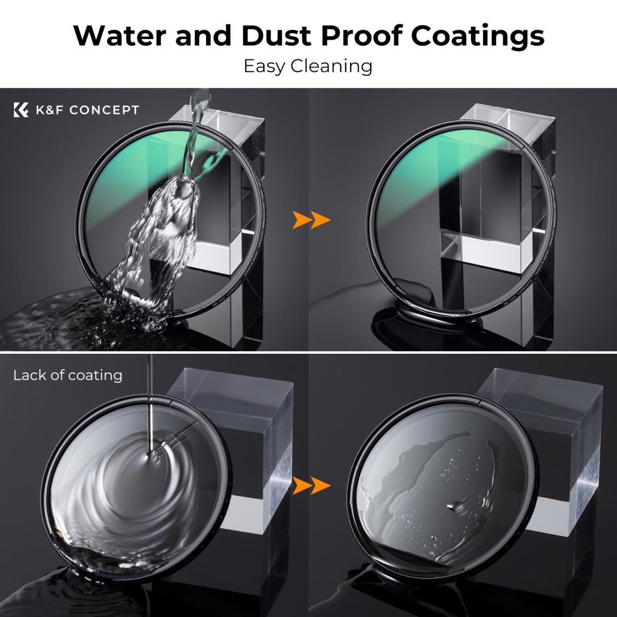 67 mm cirkulärt polarisatorfilter med ultralåg reflektion med 28 flerskiktsbeläggningar Ultra-Slim HD Nano-Xcel