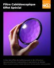Filtre kaléidoscope 72mm, filtre à effets spéciaux avec 3 chiffons de nettoyage sous vide série Nano B