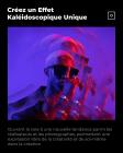 Filtre kaléidoscope 72mm, filtre à effets spéciaux avec 3 chiffons de nettoyage sous vide série Nano B