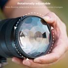 77 mm kalejdoskopfilter specialeffektfilter med 3 stk støvsugerklude Nano B-serien