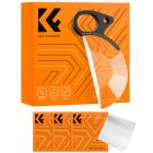 79 mm håndholdt kalejdoskopfilter, halvcirkelformet specialeffektfilter med 3 stk. støvsugerklude Nano-B-serien