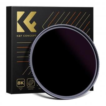 82 mm solfilter ND100000, 16,6-trins solid neutraldensitetsfilter til DSLR-kamera Nano-Xcel-serien