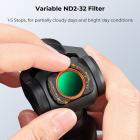 K&F Concept VND2-32 Filter för DJI Osmo Pocket 3 Magnetic Variable Neutral Density Filter med 28-lagers nanobelagt HD-optiskt glas