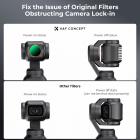 K&F Concept OSMO Pocket 3 Filtro Magnetico, Filtri Magnetici Variabili ND32-512 (6-9 stop) Compatibili con DJI Osmo Pocket 3(Alluminio)