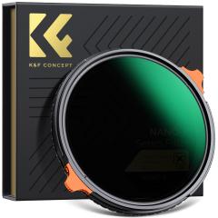 49 mm Variabelt ND-filter (ND2-32 / 1-5 steg) & CPL 2-i-1 cirkelpolarisationsfilter | Sannfärg Nano-X-serien för kameralins