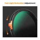 105 mm True Color Variable ND2-32 (1-5 stop) og CPL Cirkulært Polarisationsfilter 2 i 1 til Kameraobjektiv Neutral Density Polarisationsfilter Nano-X Serien