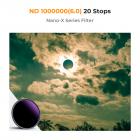 77 mm solfilter ND1000000,20-Stop Solid Neutral Density Filter Celestial Event Photography Filter med 28 Multi-Layer Coatings til DSLR-kamera Nano-Xcel-serien