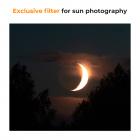 77 mm solfilter ND1000000,20-Stop Solid Neutral Density Filter Celestial Event Photography Filter med 28 Multi-Layer Coatings til DSLR-kamera Nano-Xcel-serien