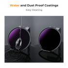 77 mm solfilter ND1000000,20-Stop Solid Neutral Density Filter Celestial Event Photography Filter med 28 Multi-Layer Coatings til DSLR-kamera Nano-Xcel-serien