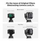 K&F Concept Magnetic Black Mist 1/8-filter til DJI Osmo Pocket 3, Black Diffusion Creative Mist-filmeffektfiltre