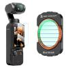 K&F Concept OSMO Pocket 3 Filtro Magnetico Blue Streak,Filtri Magnetici Blue Streak Filtro Magnetico Blue Streak in Vetro Ottico con Nano-rivestimento Compatibile con DJI Osmo Pocket 3(Alluminio)