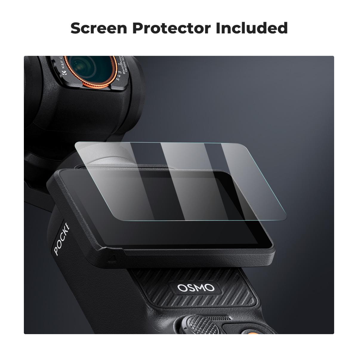 Magnetic Variable ND2-32 + Black Mist 1/4 Filter Set for DJI Osmo Pocket 3, Multi Coated HD Optical Glass