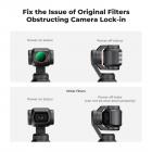 Magnetic Variable ND (1 till 5 stopp) & Black Mist 1/4 2 in 1 för DJI Osmo Pocket 3, Multi-Coated/HD Optiskt glas/Gimbal kompatibel