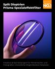82mm Centerfield Split Diopter Filter Doppelglas Spezialeffekt Kamera Objektiv Filter, Mittelfeld geteilter Dioptrien Bokeh-Vordergrund Effektfilter Nano-B Serie