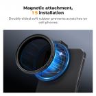 Universal magnetisk filteradapterfeste for 67 mm filter, hurtigutløsende magnetisk telefonlinsefilterring for iPhone, Galaxy S22 S23 Ultra