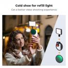 Universal magnetisk filteradapterfeste for 67 mm filter, hurtigutløsende magnetisk telefonlinsefilterring for iPhone, Galaxy S22 S23 Ultra