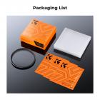 مرشح خطي ملون مقاس 67 مم، ضوء النجوم، تأثيرات خاصة إبداعية، مرشحات عدسات زجاجية بصرية من سلسلة Nano-B