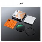 Filtre CPL magnétique 49 mm Filtre polarisant circulaire Verre optique ultra fin avec 18 revêtements multicouches Série Nano-Klear