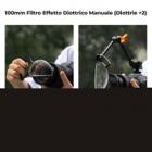 K&F Concept 100mm Filtro Effetto Diottrico Manuale (Diottrie +2), Handheld Diopter Filtro Effetti Speciali a Prism in Vetro Ottico con 3pcs Panno di Pulizia,Serie Nano-Bacis