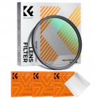 Filtre polarisant circulaire à diffusion noire 2 en 1 46 mm Black Mist 1/4 et CPL avec 18 revêtements multicouches Série Nano-Klear