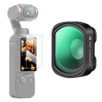 Filtre Macro Magnétique pour DJI Osmo Pocket 3 , Verre Optique AGC HD, Cadre en Alliage Magnétique, Revêtement 28 Couches