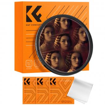 Filtre prismatique kaléidoscope 67 mm, verre optique, hexagonal central, effet spécial, filtre pour objectif d'appareil photo, série Nano-Basic