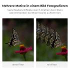 K&F Concept 67mm Linear Mirage Pentaprism Filter Optisches Glas Prisma Spezialeffekt Kamera Objektiv Filter (Nano-B Serie)