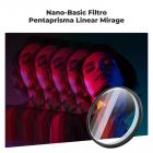 58mm Filtro Pentaprisma a Miraggio Lineare, Filtro Prisma ad Effetto Speciale in Vetro Ottico con 3 Panni di Pulizia,Serie Nano-Bacis