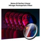 77mm Filtro Pentaprisma a Miraggio Lineare, Filtro Prisma ad Effetto Speciale in Vetro Ottico con 3 Panni di Pulizia,Serie Nano-Bacis